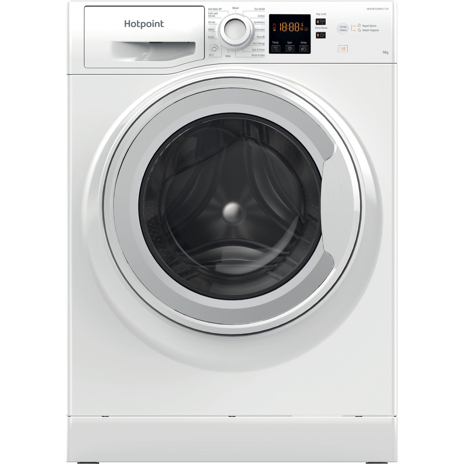 Hotpoint NSWF946WUK 9kg 1400 Spin Washing Machine - White full image