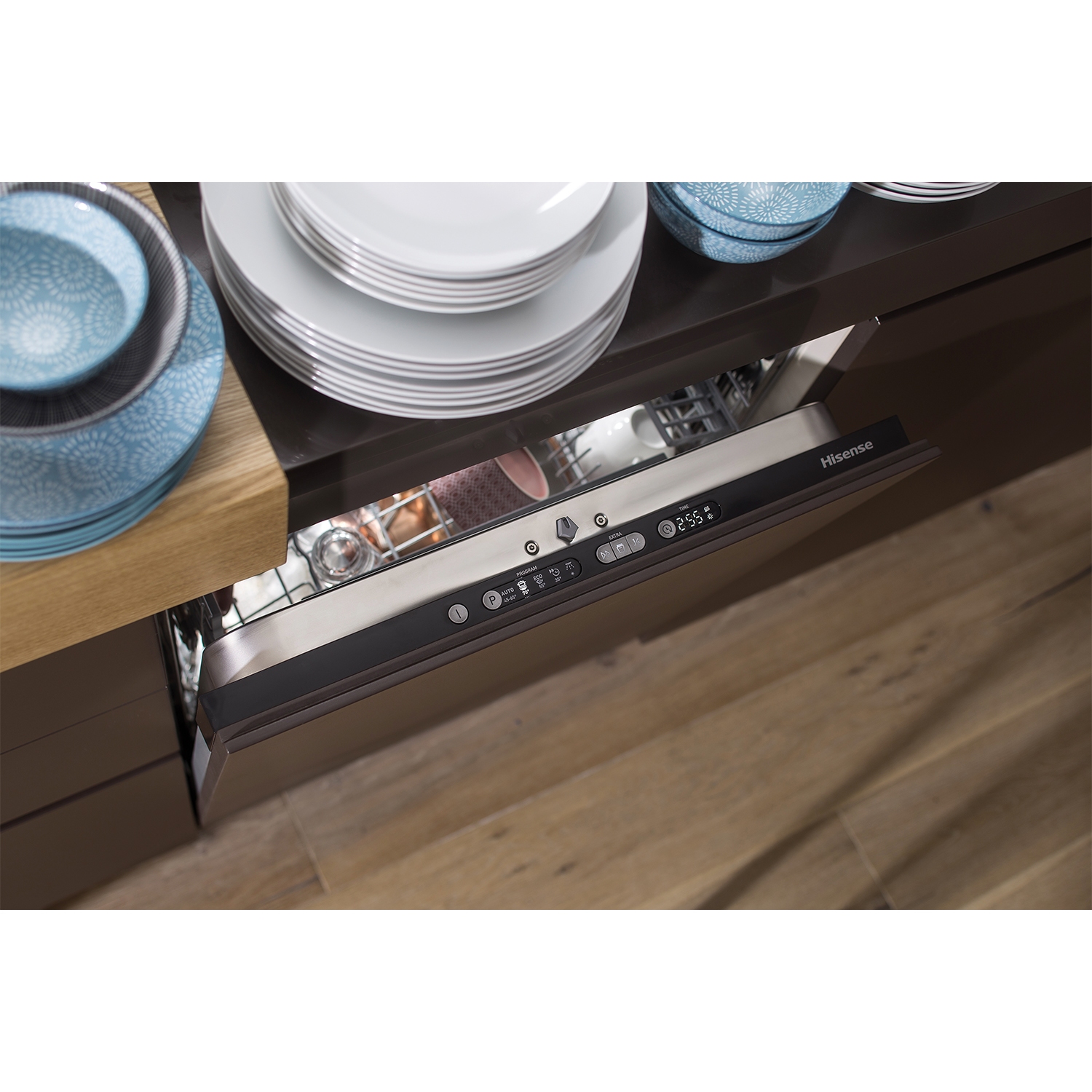 Hisense HV671C60UK Integrated Full Size Dishwasher - 16 Place Settings - 8