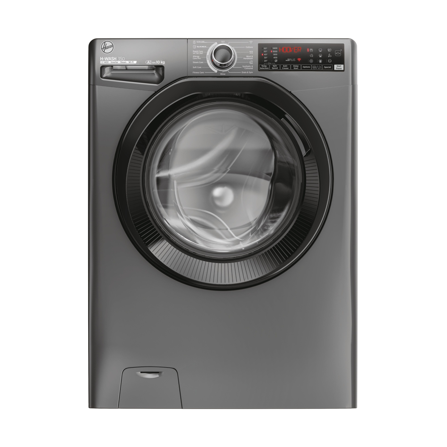 Hoover H3WPS4106TAMBR 10kg, 1400 Spin Washing Machine - Graphite full image