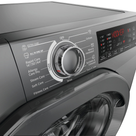 Hoover H3WPS496TMRR6 9kg 1400 Spin Washing Machine - Grey - 4