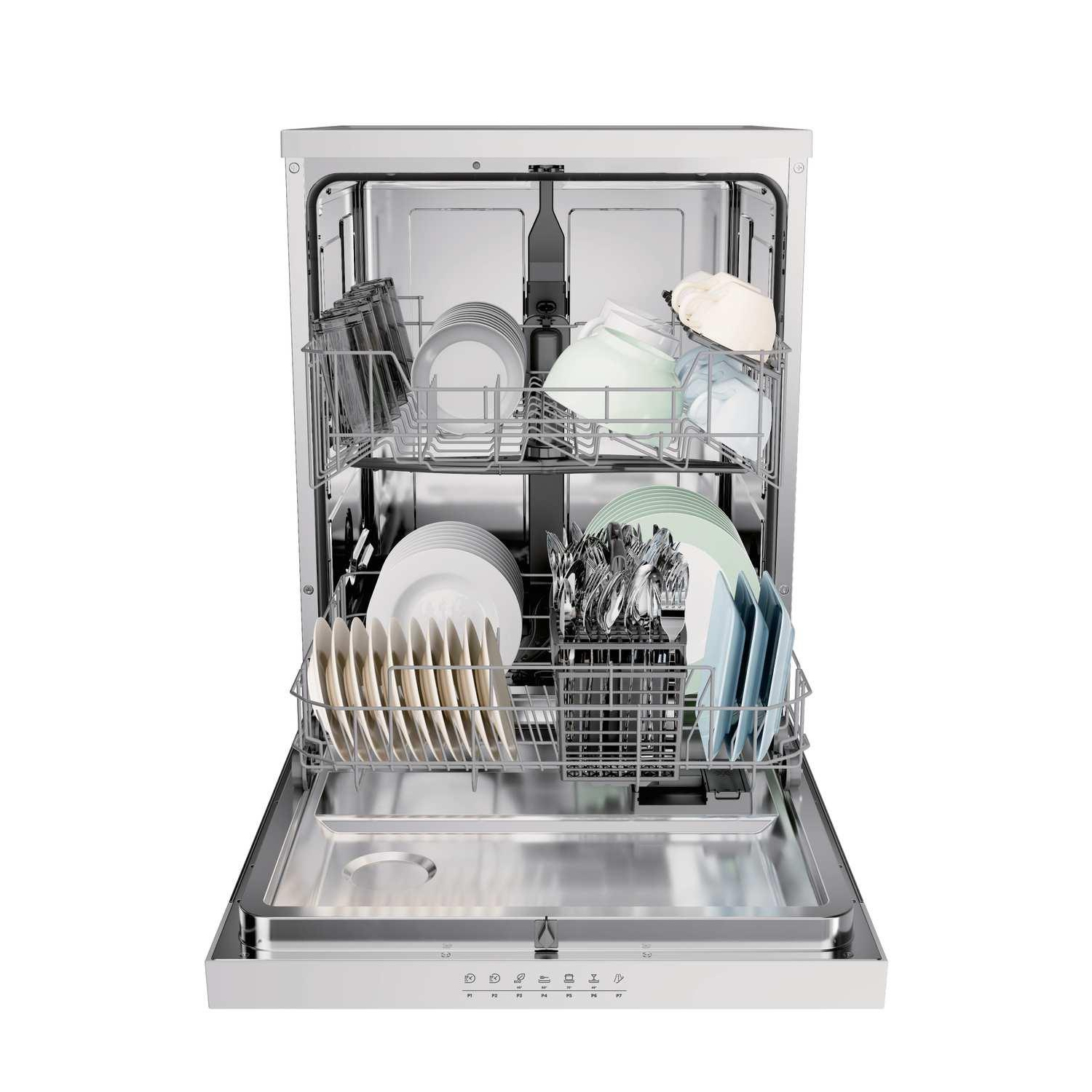Hoover HFP4D9F0W1-80 Dishwasher - White - 14 Place Settings full image