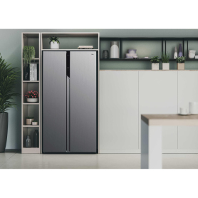 Hoover HHSBSO-6174XK-1 91cm 60/40 Frost Free American Fridge Freezer - Stainless Steel - 2