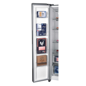 Hoover HHSBSO-6174XK-1 91cm 60/40 Frost Free American Fridge Freezer - Stainless Steel - 8