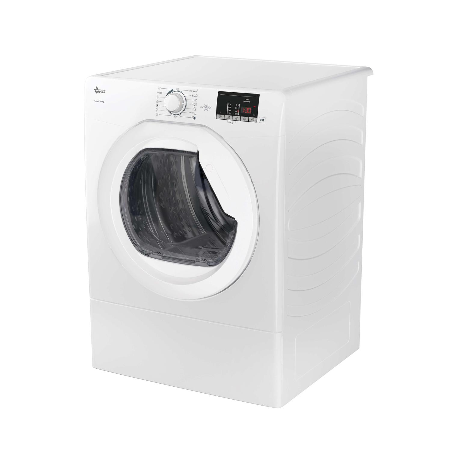Hoover HLEV10DG-80 10kg Vented Tumble Dryer - White full image