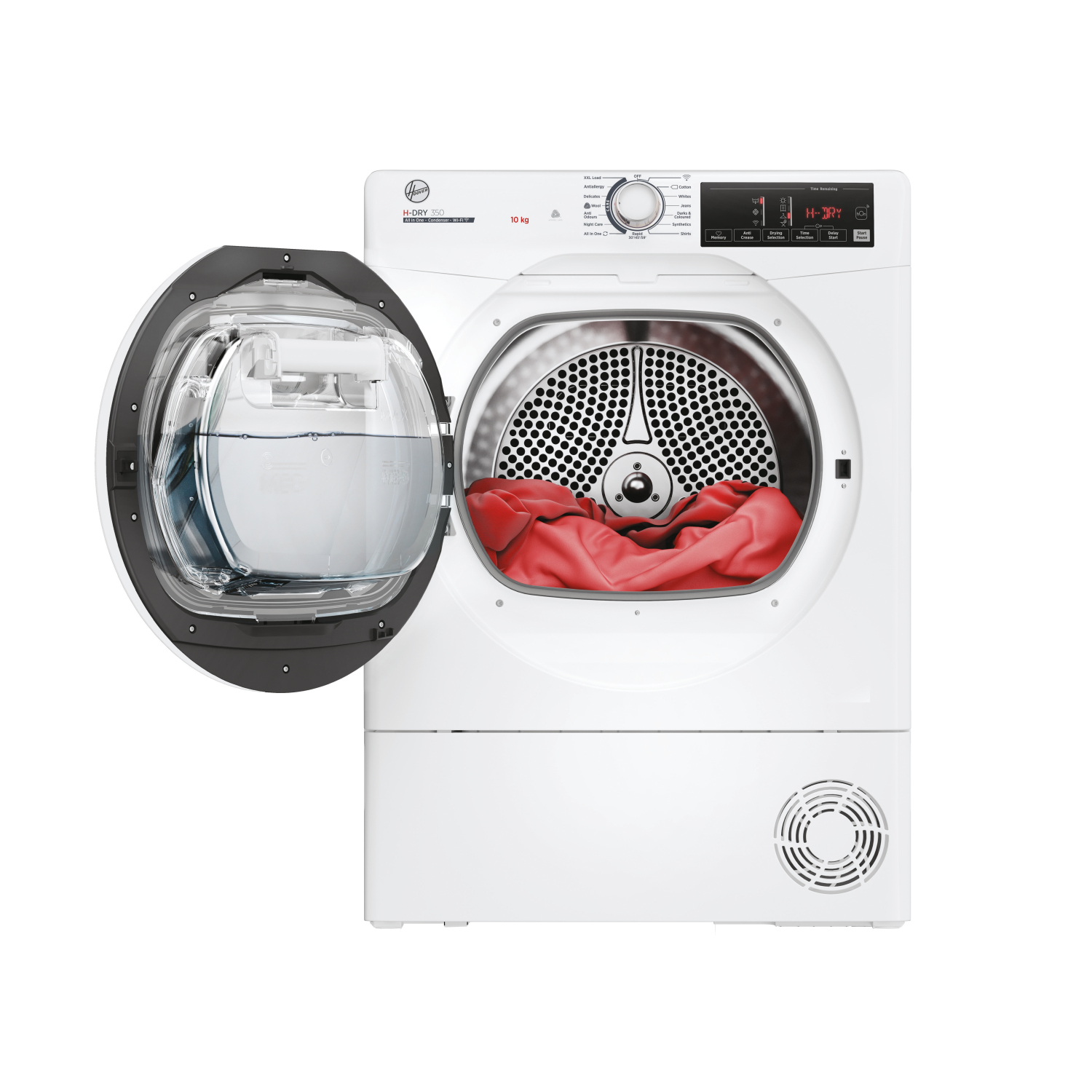 Hoover HRE C10TE-80 10kg Condenser Tumble Dryer - White full image