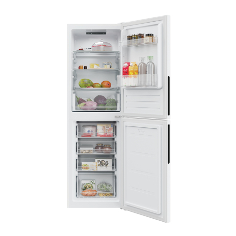 Hoover HVT3CLECKIHW 54.5cm 50/50 Low Frost Fridge Freezer - White