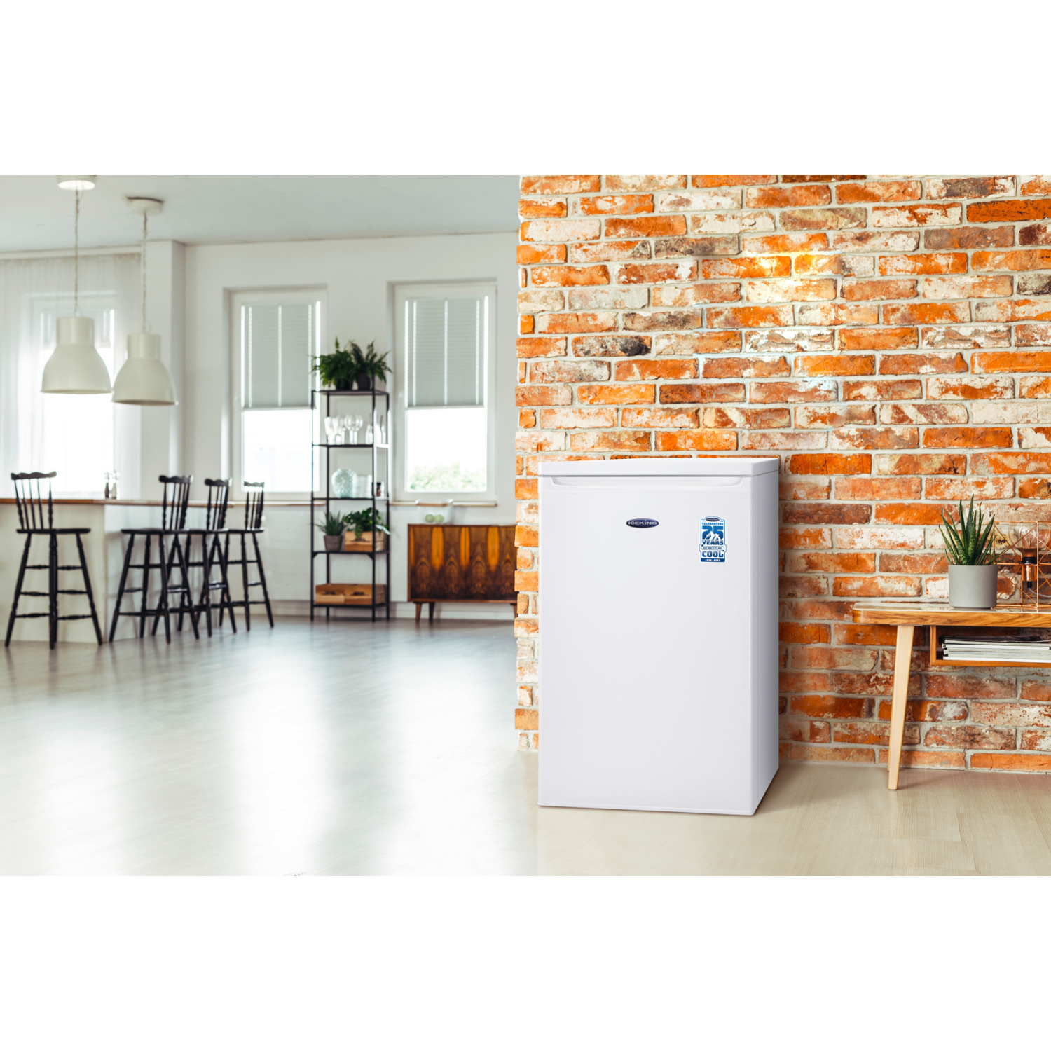 IceKing RHL550EW 55cm Under Counter Larder Fridge - White full image
