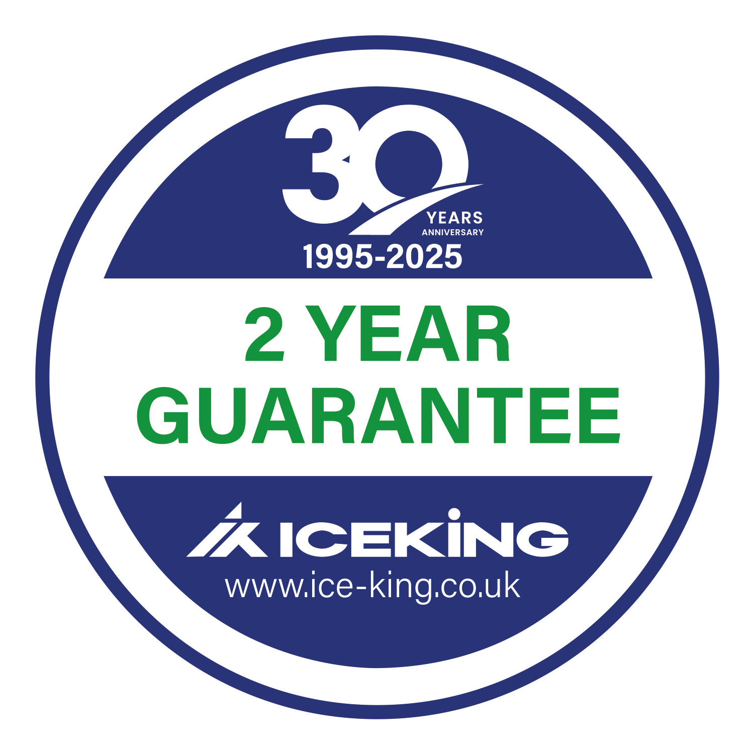 IceKing RL111EW 48cm Under Counter Larder Fridge - White full image