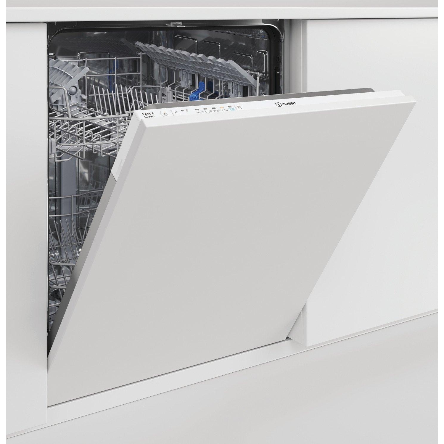 Indesit D2IHL326UK Full Size Dishwasher - White- 14 Place Settings - 2
