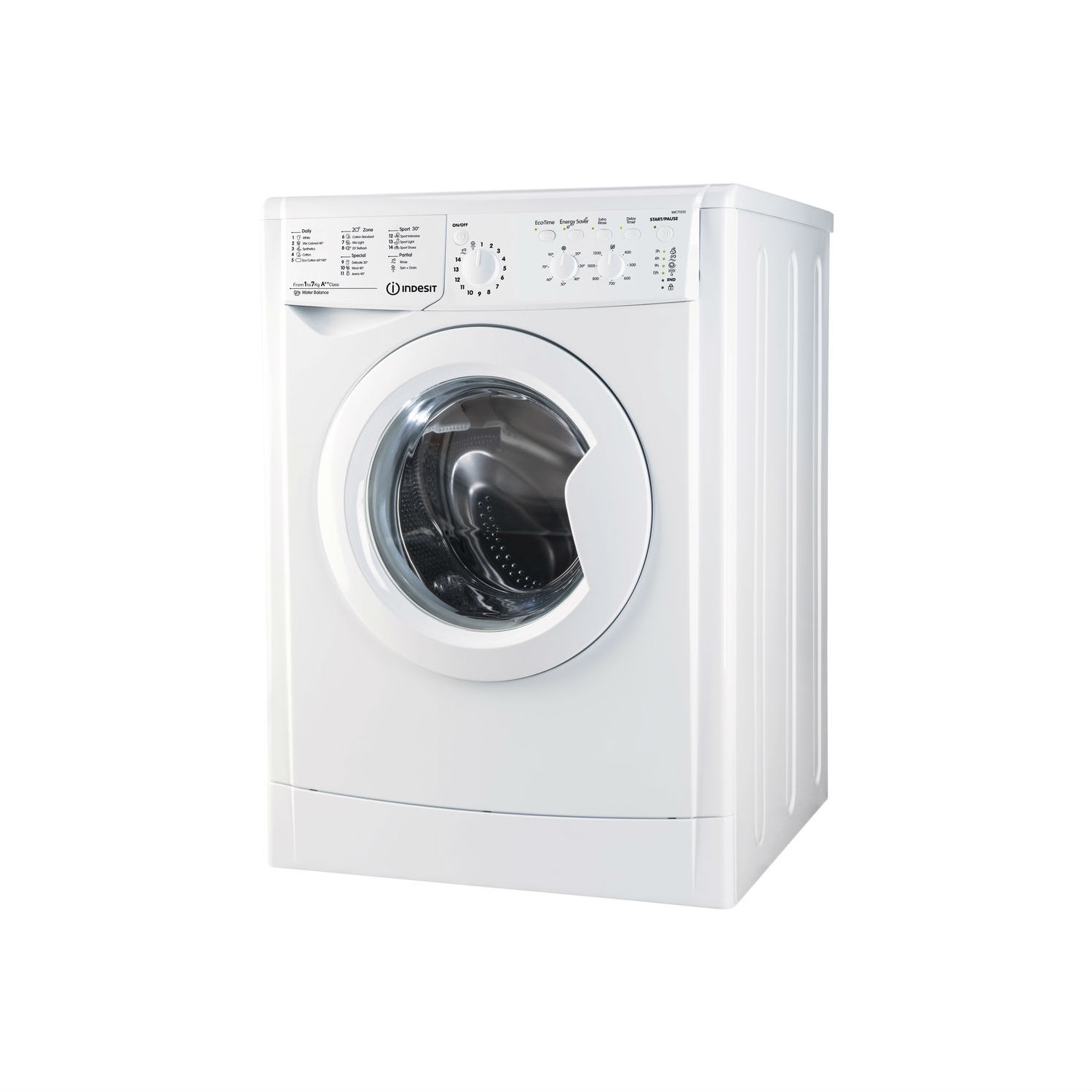 Indesit 7kg 1200 Spin Washing Machine - White - A++ Energy Rated - 0