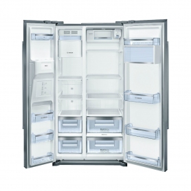 Bosch Ice Water American Style Fridge Freezer Black E B