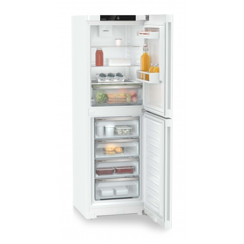 60cm Frost Free Fridge Freezer - White