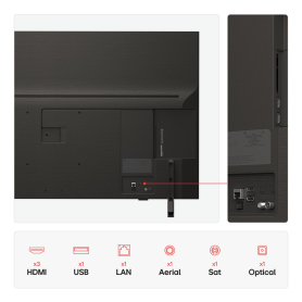 LG 43QNED84A6C.AEK 43" 4K Ultra HD QNED Smart TV - 1