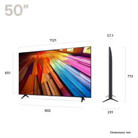 LG 50UT80006LA.AEK 50" 4K LED Smart TV - 8