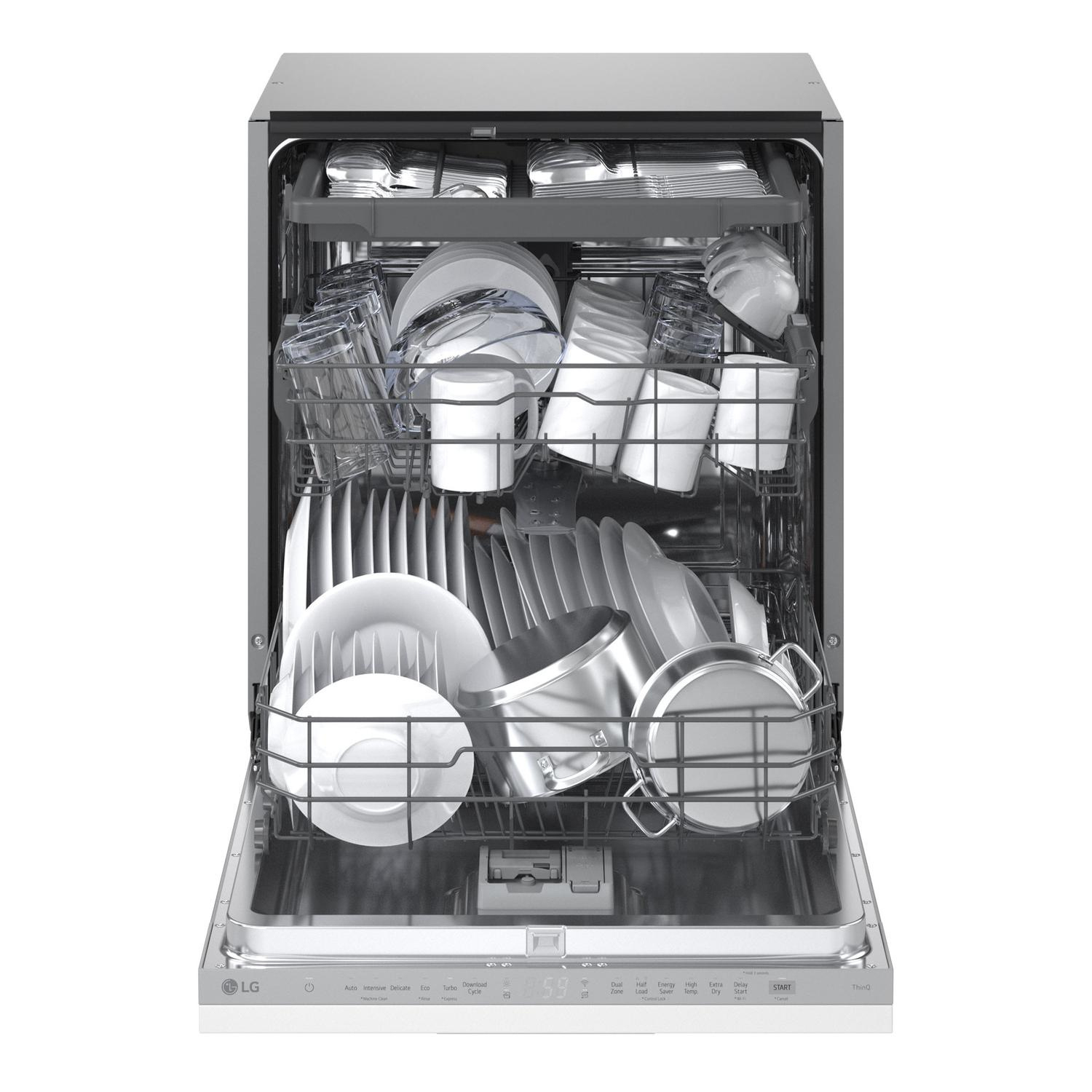 LG Series 5 QuadWash DB273TX 14 PS WiFi Connected Integrated Full Size Dishwasher full image
