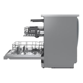 LG Series 5 TrueSteam QuadWash DF273FVS 14 PS WiFi Connected Freestanding Full Size Dishwasher - Silver  - 3
