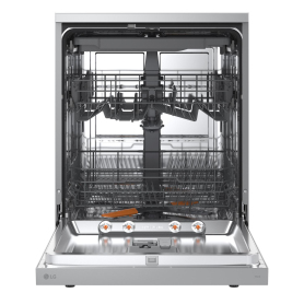 LG Series 5 TrueSteam QuadWash DF273FVS 14 PS WiFi Connected Freestanding Full Size Dishwasher - Silver  - 12