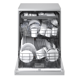 LG Series 5 TrueSteam QuadWash DF273FVS 14 PS WiFi Connected Freestanding Full Size Dishwasher - Silver  - 7