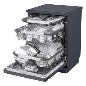 LG Series 7 TrueSteam QuadWash DF587HMS 14 PS WiFi Connected Freestanding Full Size Dishwasher - Matte Black  - 6
