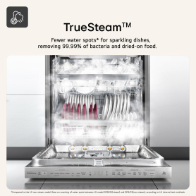 LG Series 7 TrueSteam QuadWash DF587HMS 14 PS WiFi Connected Freestanding Full Size Dishwasher - Matte Black  - 10