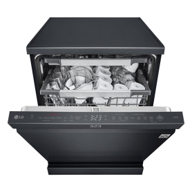 LG Series 7 TrueSteam QuadWash DF587HMS 14 PS WiFi Connected Freestanding Full Size Dishwasher - Matte Black  - 9