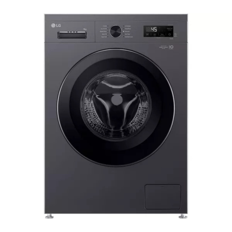 LG F4X1009NMK 9kg 1400 Spin Washing Machine - Slate Grey