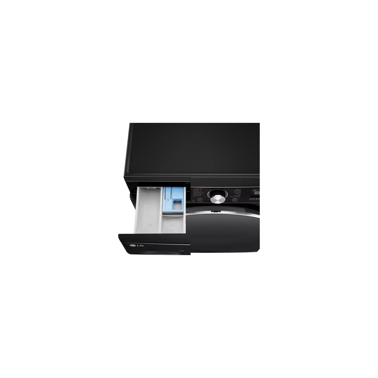 LG Series 4 Pro AI Direct Drive F4Y711NCTN1 - 11 kg Washing Machine - Onyx Black full image