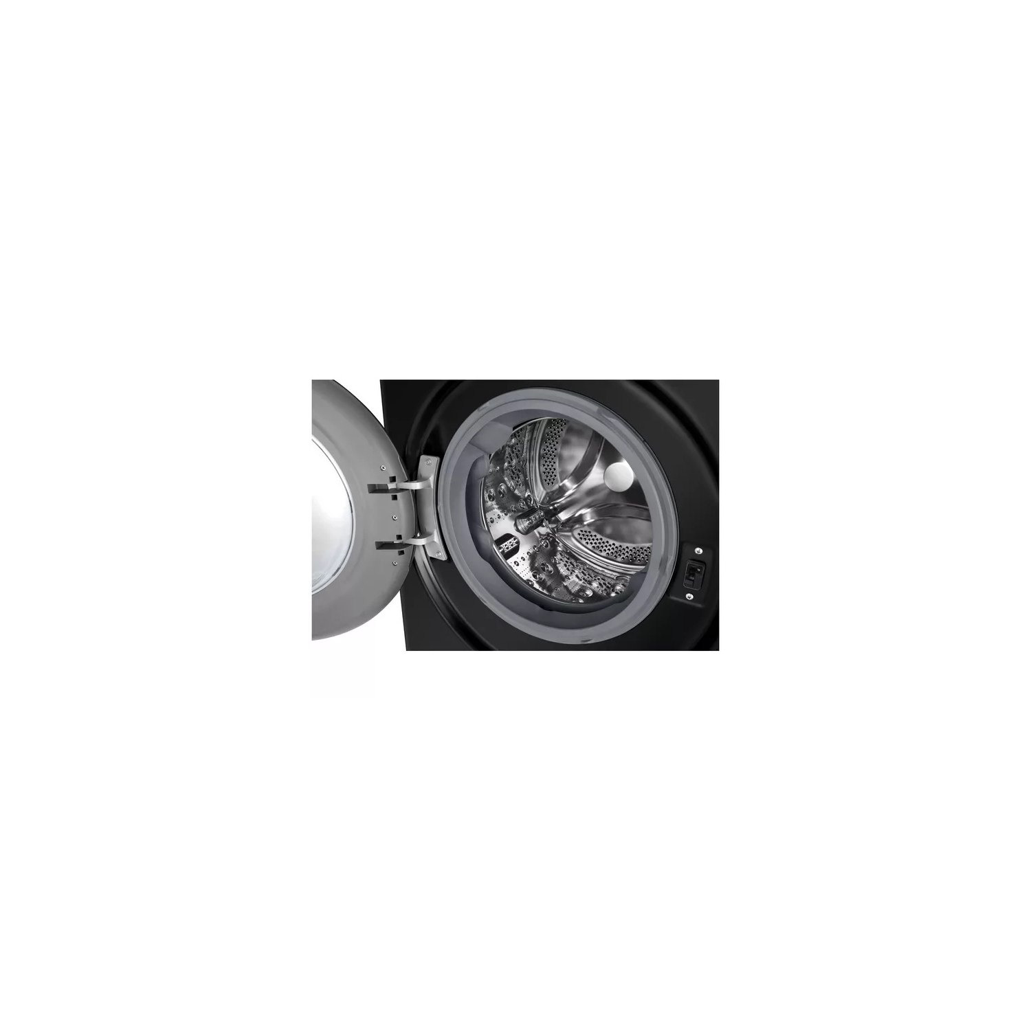 LG Series 4 Pro AI Direct Drive F4Y711NCTN1 - 11 kg Washing Machine - Onyx Black full image
