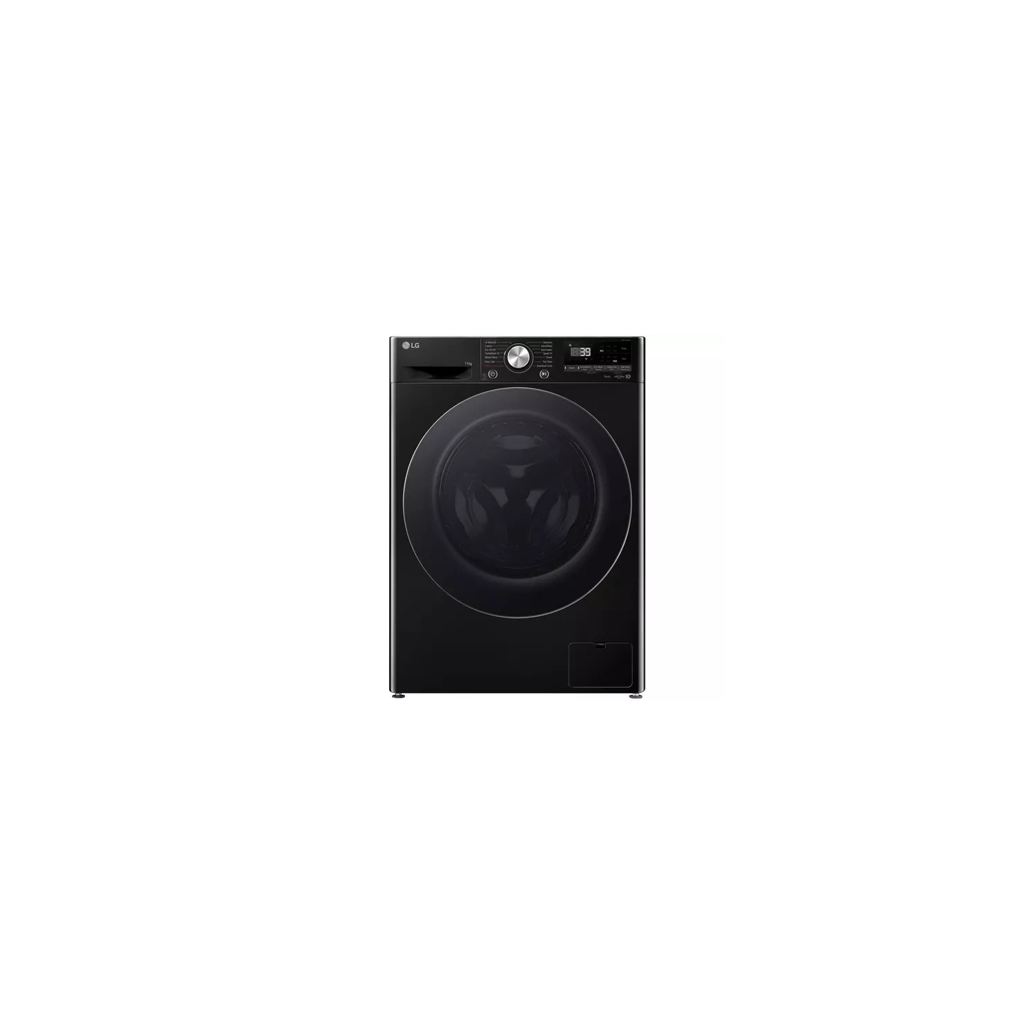 LG Series 4 Pro AI Direct Drive F4Y711NCTN1 - 11 kg Washing Machine - Onyx Black full image