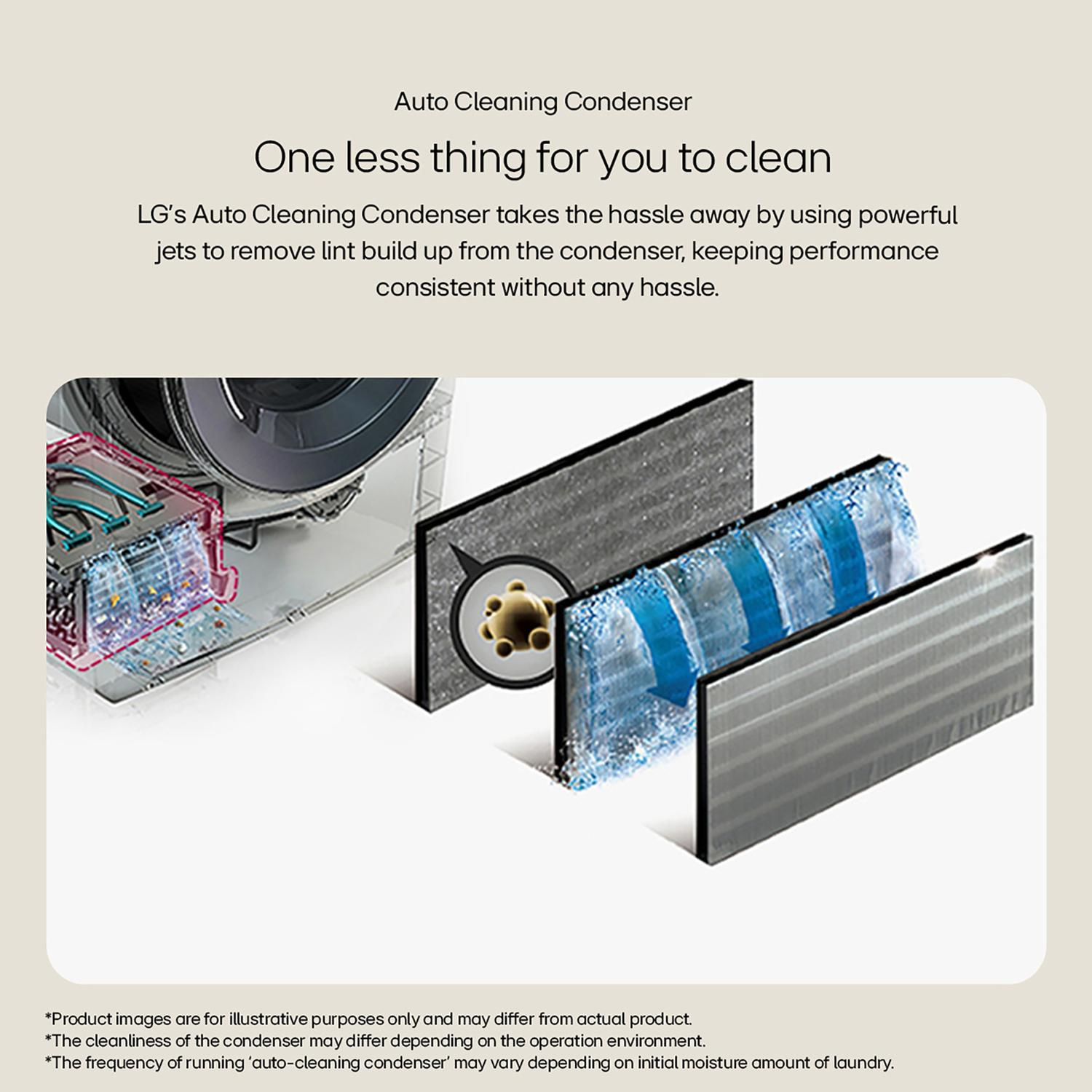 LG Series 4 ThinQ FDV709GN  9 kg Heat Pump Tumble Dryer - Slate Grey full image