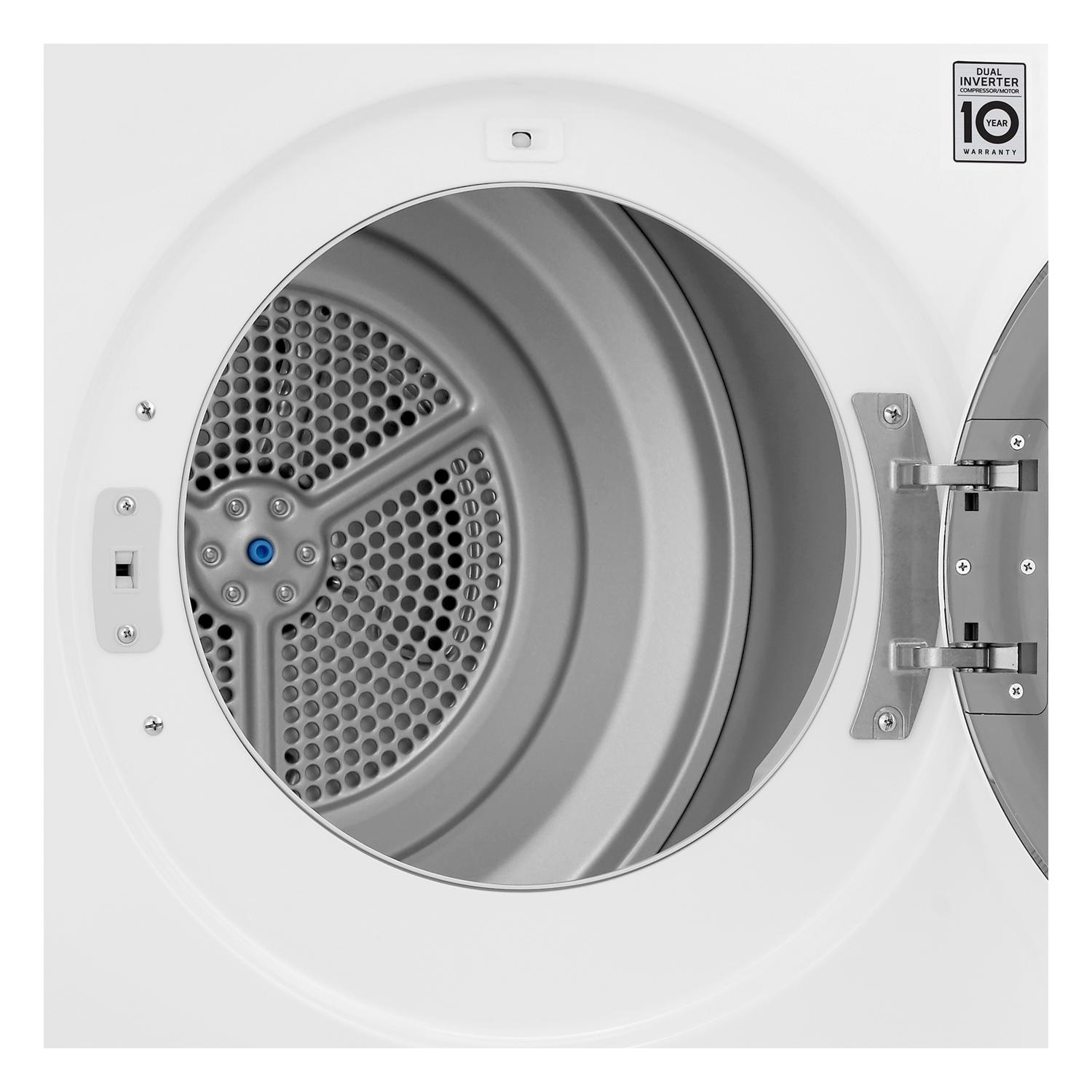 LG Series 4 ThinQ FDV709W  9 kg Heat Pump Tumble Dryer - White full image