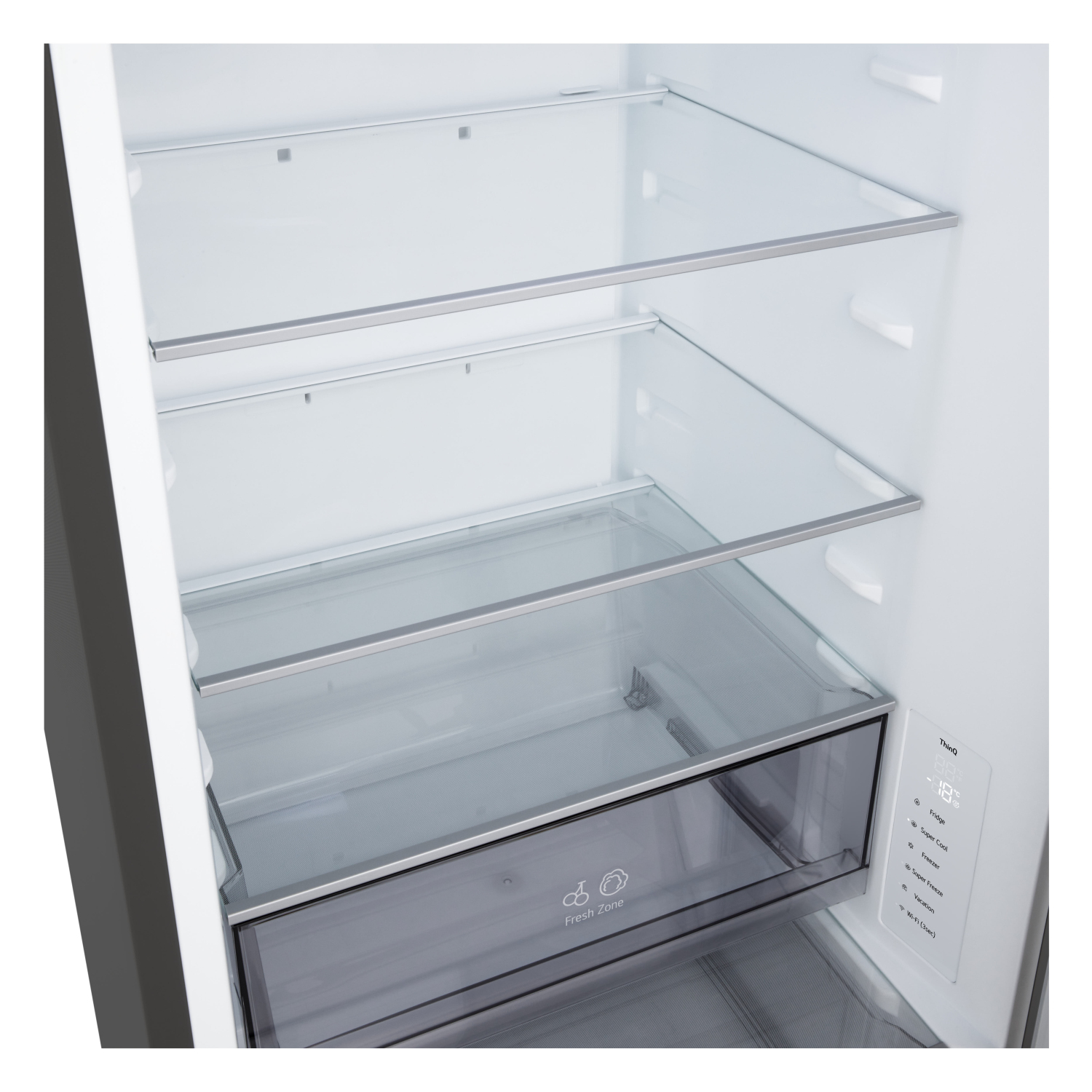 LG GBBSJ10EEP 60/40 Total No Frost Fridge Freezer - Essence Black Steel full image