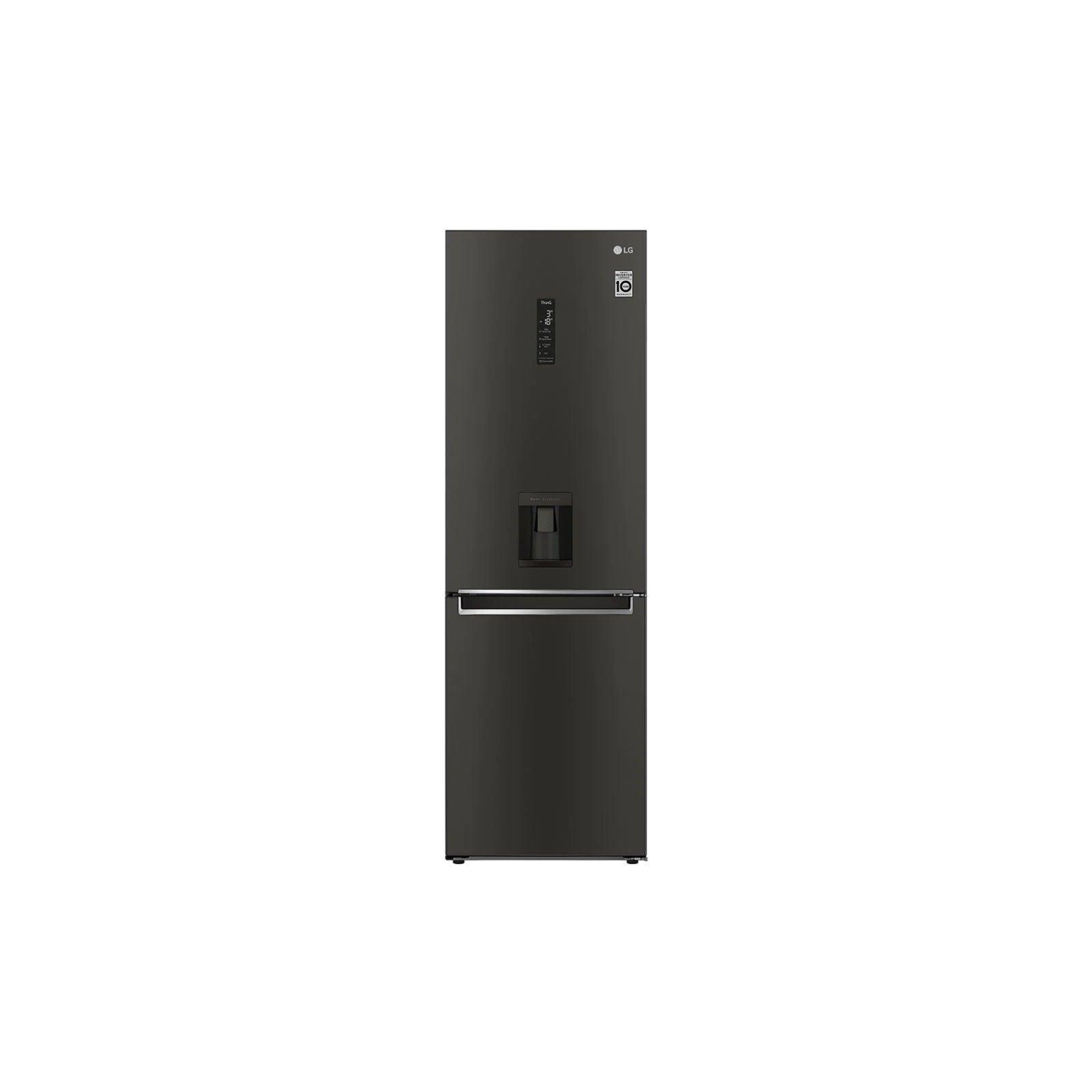 LG GBF61BLHEN 59.5cm 70/30 Total No Frost Fridge Freezer - Black