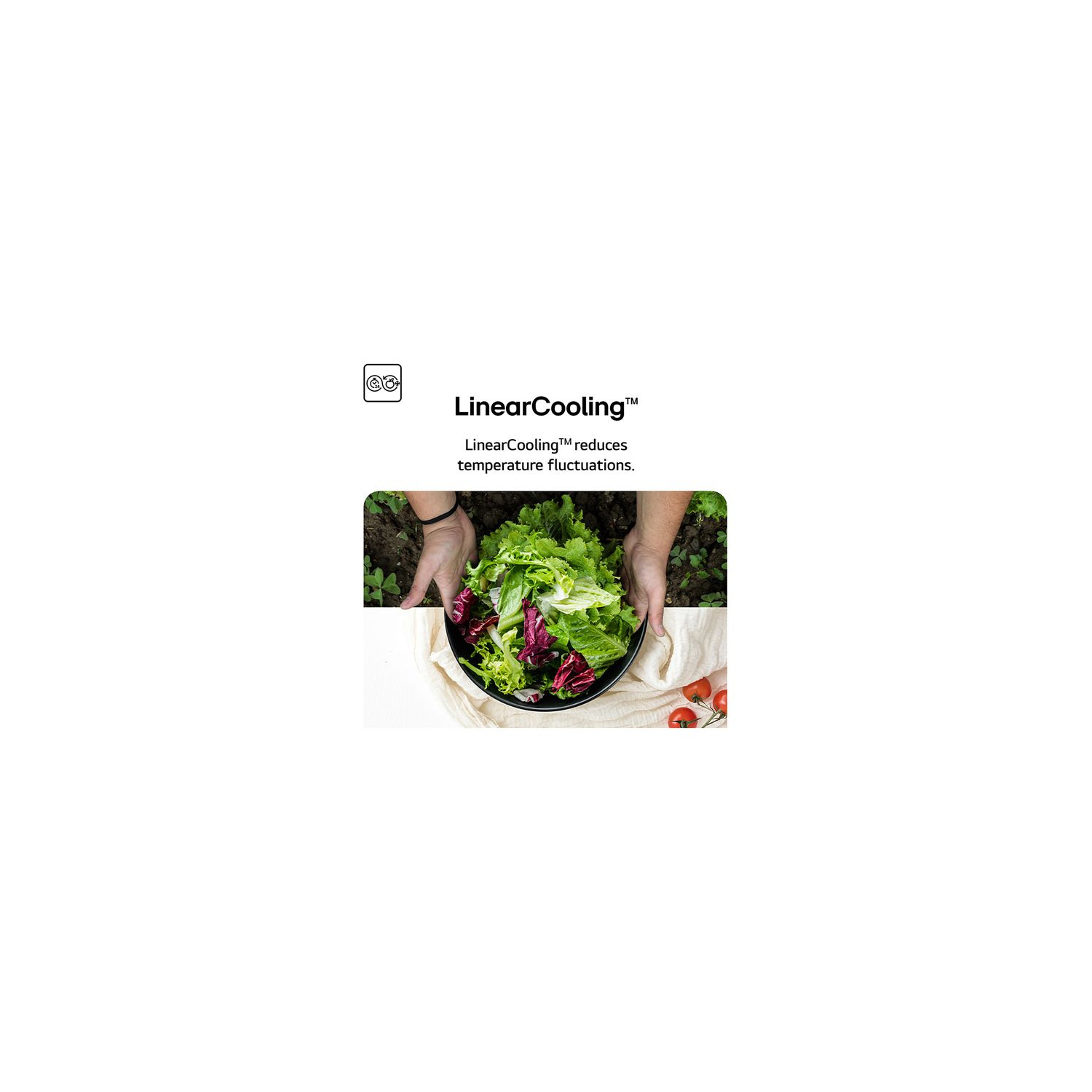 LG NatureFRESH GBV22L0EPY 70/30 Fridge Freezer - Prime Silver full image