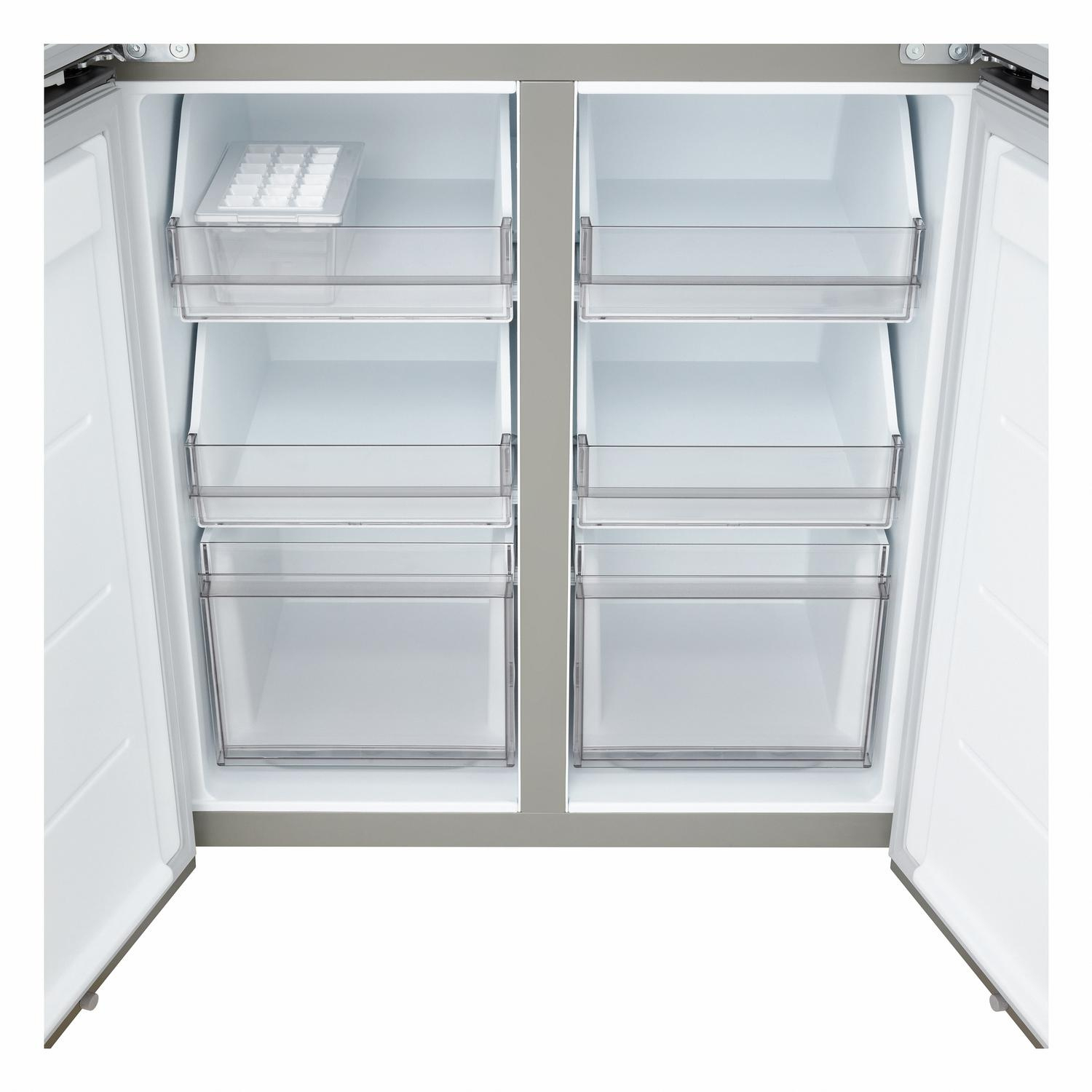 LG GMBS30SEPY 83.5cm 60/40 Total No Frost American Fridge Freezer - Silver full image