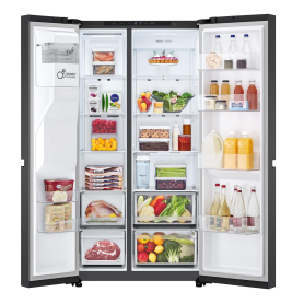 LG GSLC40EPPE 91.3cm 50/50 Total No Frost  American Fridge Freezer - Matte Black - 6