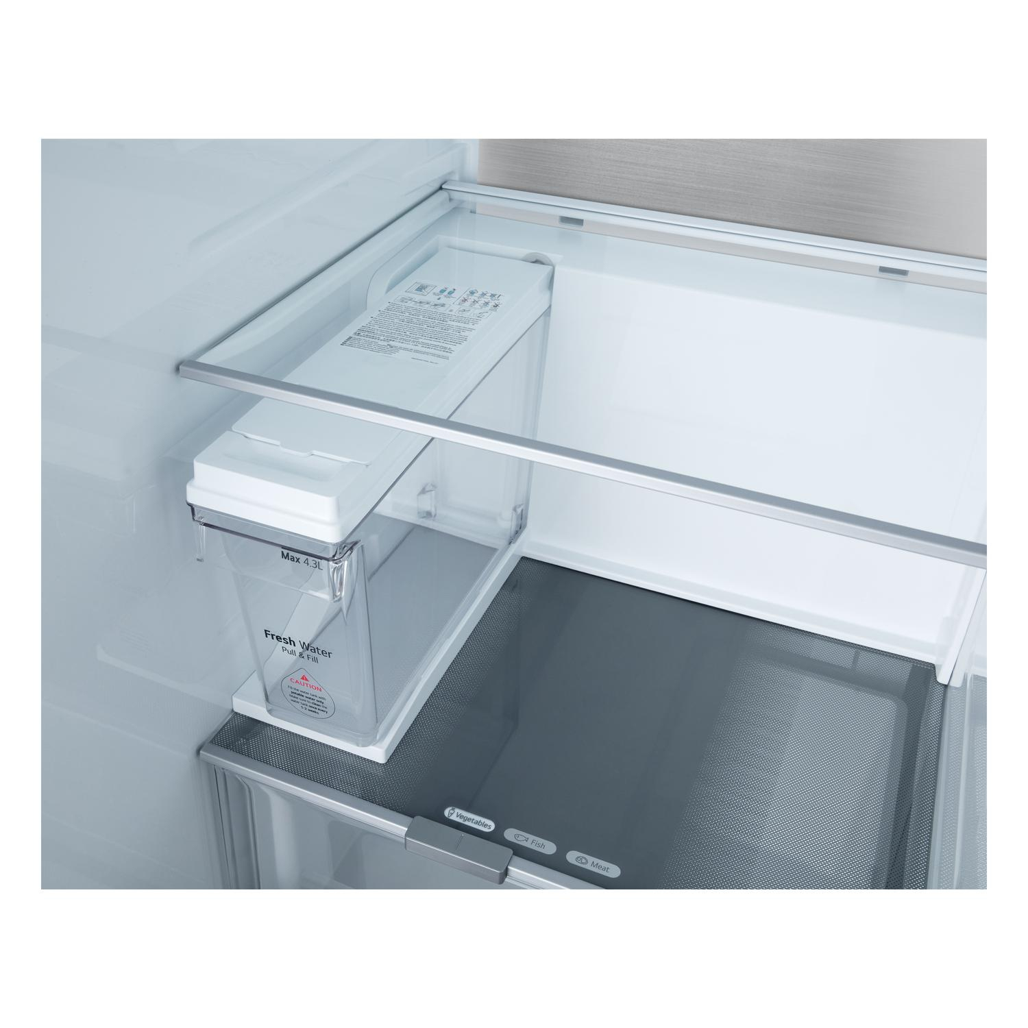 LG GSXE91EVAD 91.3cm Frost Free American Fridge Freezer - Essence Black Steel full image