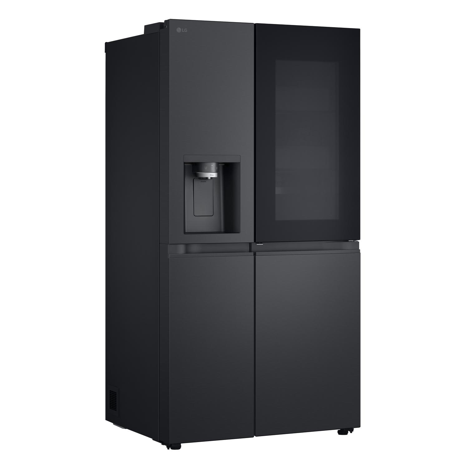 LG GSXE91EVAD 91.3cm Frost Free American Fridge Freezer - Essence Black Steel full image