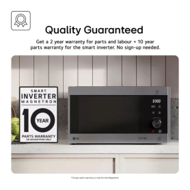 LG MH6535GIS Microwave Oven with Grill and Touch Control Panel - Black - 5