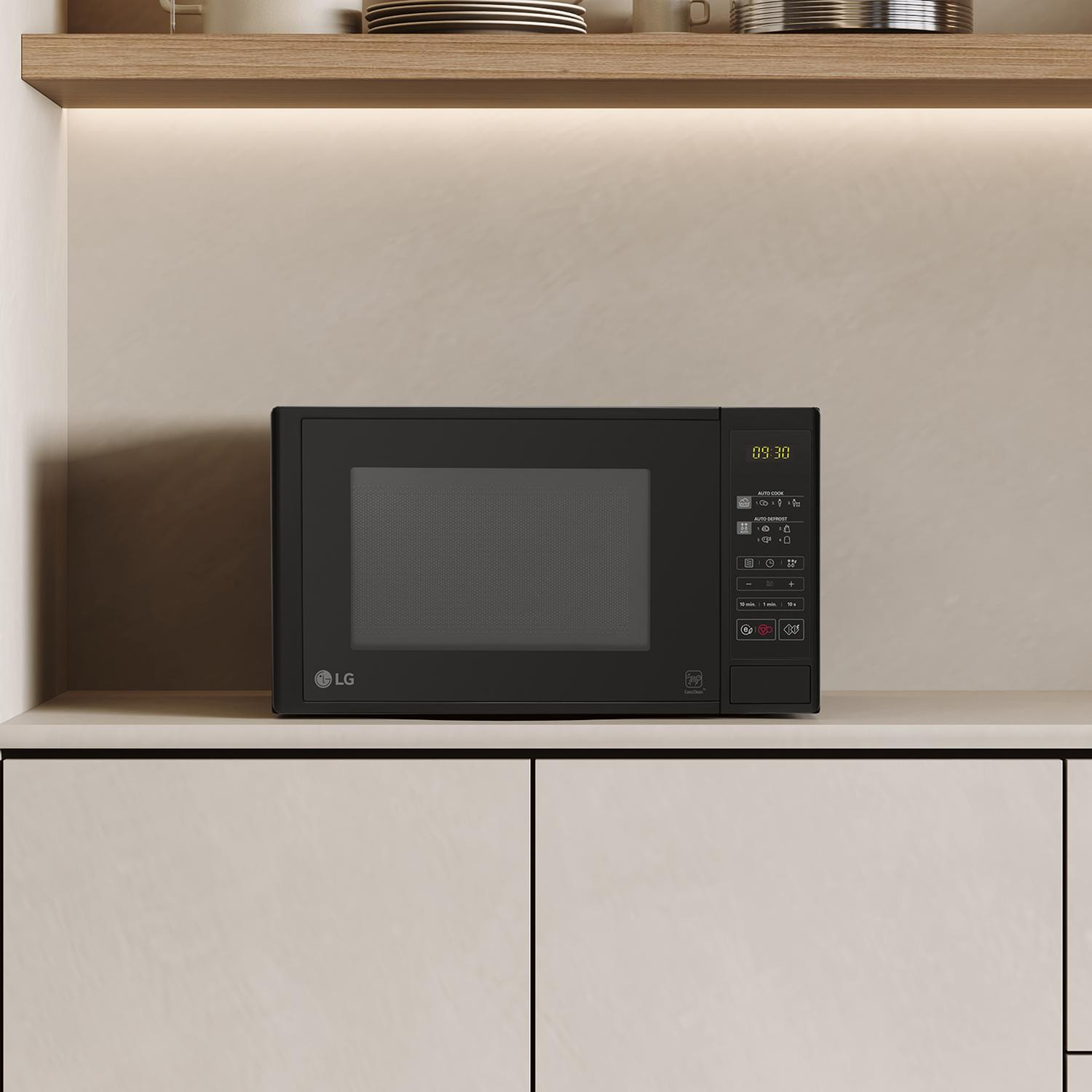 LG MS2042D 20 Litres Microwave - Black full image