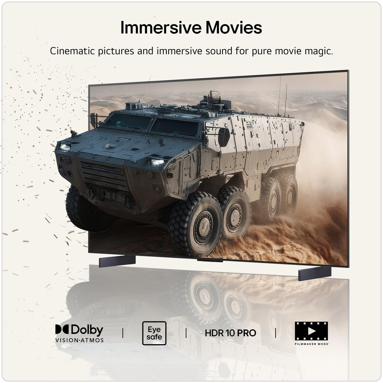 LG OLED42C66LB.AEK 42" 4K OLED Smart TV - Dark Titan Silver full image