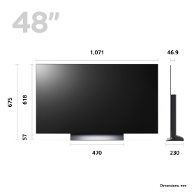 LG OLED48C36LA_AEK 48" 4K Smart OLED TV - 1