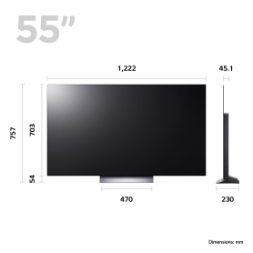 LG OLED55C36LC_AEK 55" 4K Smart OLED TV - 1
