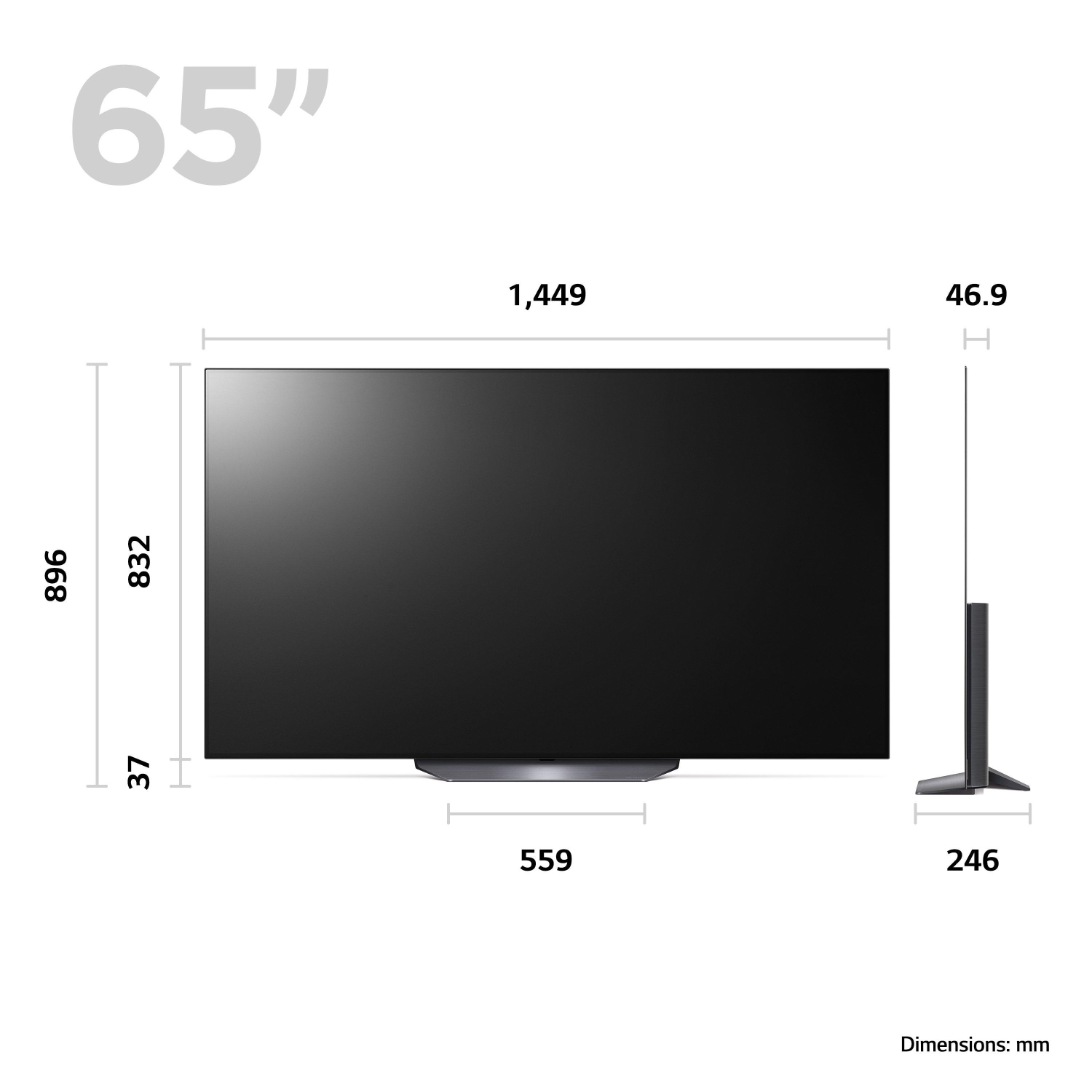 LG OLED65B36LA_AEK 65" 4K Smart OLED TV - 2