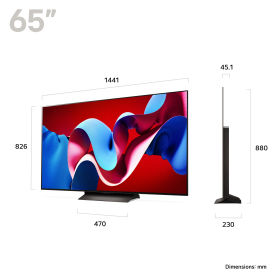LG OLED65C46LA.AEK 65" 4K OLED EVO Smart TV - 7