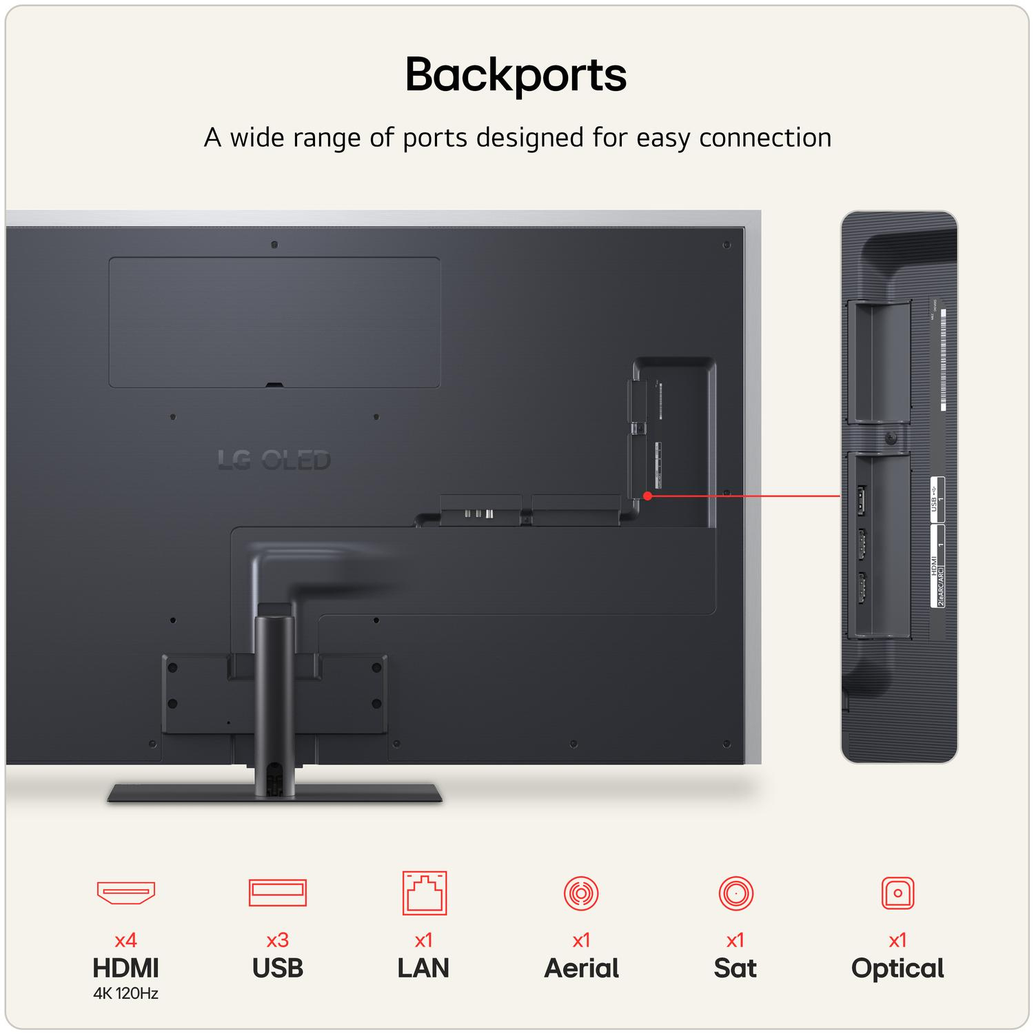 LG OLED65G66LS.AEK 65" 4K OLED evo AI Stand version Smart TV full image