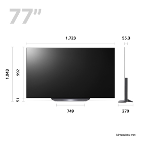 LG OLED77B36LA_AEK 77" 4K Smart OLED TV - 1