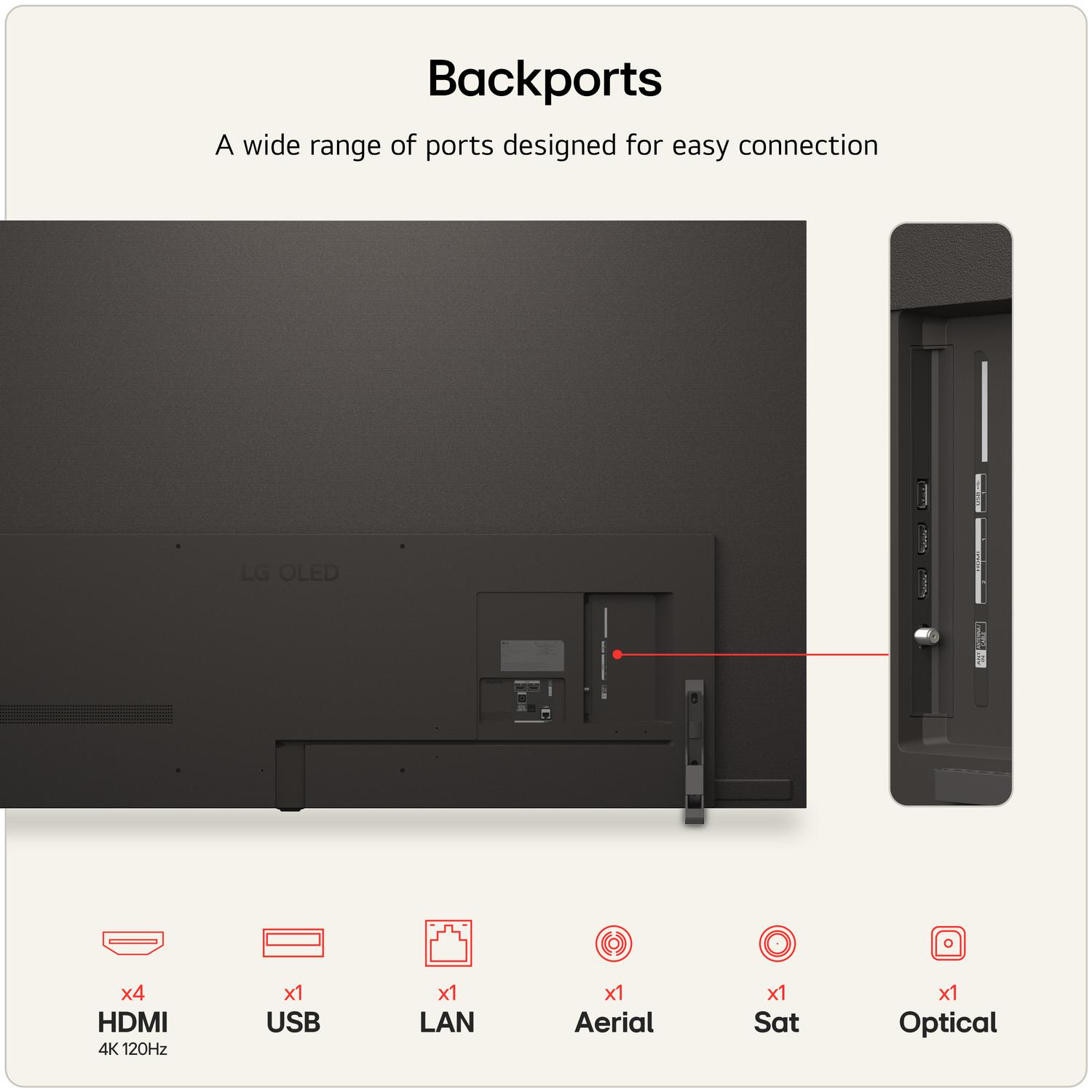 LG OLED83B6ELB.AEK 83" 4K OLED AI Smart TV full image