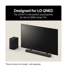LG US70TY Wireless 3.1.1ch Soundbar & Subwoofer - Black - 5