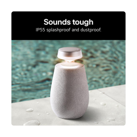 LG XO2TBE.CEUSLLK Xboom 360 Bluetooth Speaker - Beige - 2